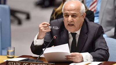 مندوب فلسطين بمجلس الأمن: إسرائيل تقتل كل ما هو فلسطيني بقطاع غزة