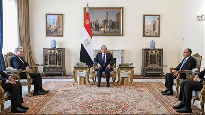الرئيس السيسي يستقبل وزير الخارجية الإيراني بالقاهرة 