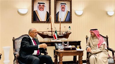 اللواء الزبيدي يلتقي سفير الكويت لدى اليمن