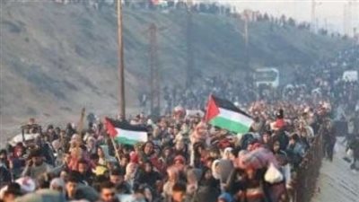 مندوبية فلسطين لدى الجامعة العربية تستقبل وفدًا من الأسرى المحررين