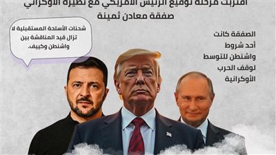 تفاصيل صفقة المعادن بين أمريكا وأوكرانيا (إنفوجراف)