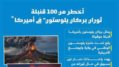 أخطر من ١٠٠ قنبلة.. ثوران بركان يلوستون