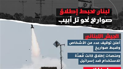 لبنان يحبط إطلاق صواريخ نحو تل أبيب (انفوجراف)