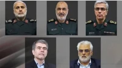 بالصور.. أبرز القادة الإيرانيين المغتالين من قبل إسرائيل في هجومها اليوم