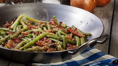 طريقة عمل فاصوليا خضراء باللحمة