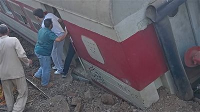 هيئة السكة الحديد تتابع الحالة الصحية للمصابين في حادث قطار محلة روح اليوم