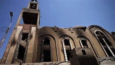 تحقيقات النيابة العامة تنفي العمدية في حريق كنيسة أبي سيفين بإمبابة