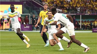 السنغال يُنهي الشوط الأول متقدمًا على الأكوادور في كأس العالم 2022
