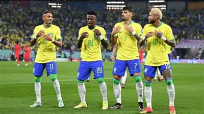 البرازيل تكتسح كوريا الجنوبية برباعية في الشوط الأول بكأس العالم 2022