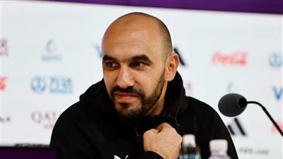 وليد الركراكي: أتمنى ألا يشارك كريستيانو رونالدو في مباراة المغرب والبرتغال