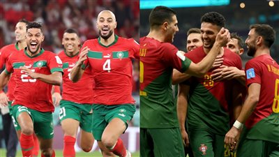 التشكيل الرسمي لمباراة المغرب والبرتغال.. رونالدو بديلًا وزياش يقود هجوم أسود الأطلس
