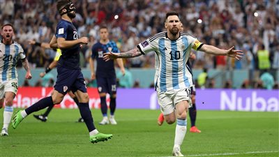 كأس العالم 2022.. الأرجنتين تتفوق على كرواتيا بهدفين في الشوط الأول